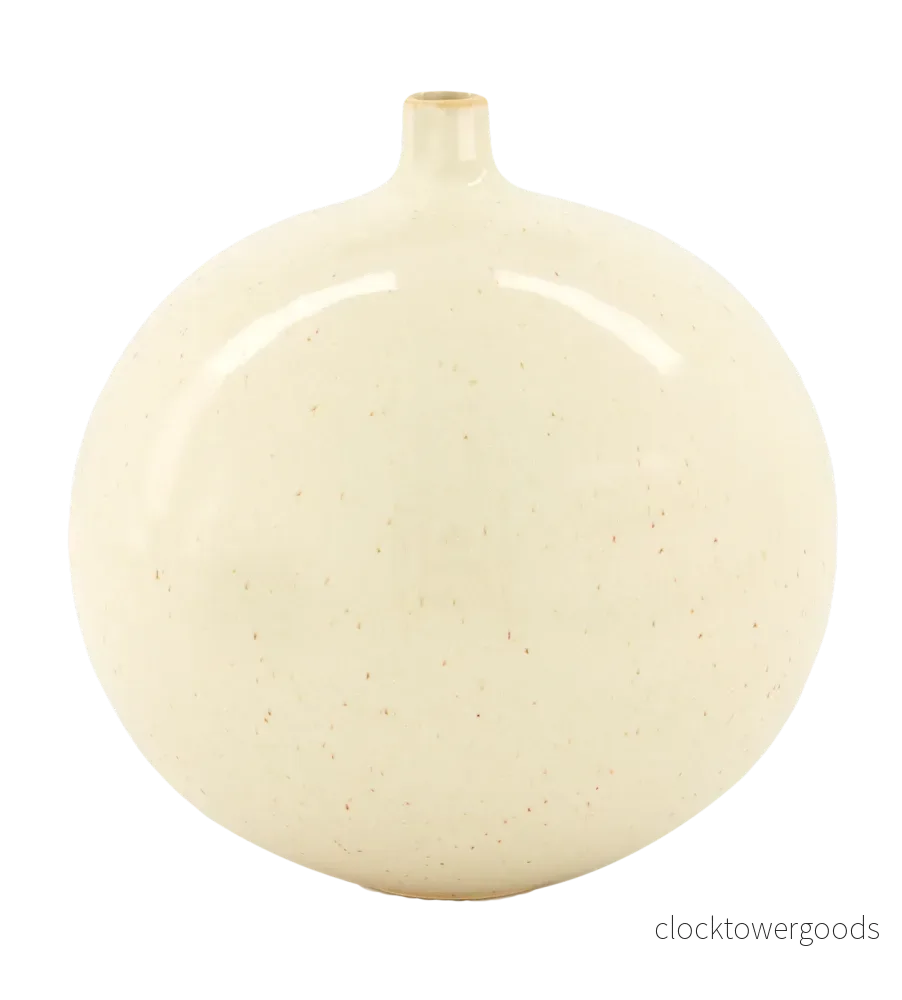 Paradisverkstaden Klotvas, 17,5 cm, Blank creme