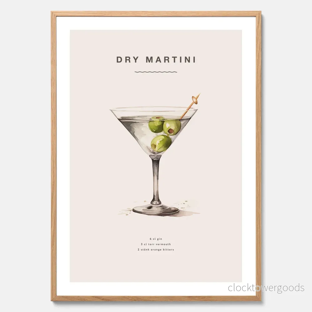 Dry Martini poster Dry Martini poster