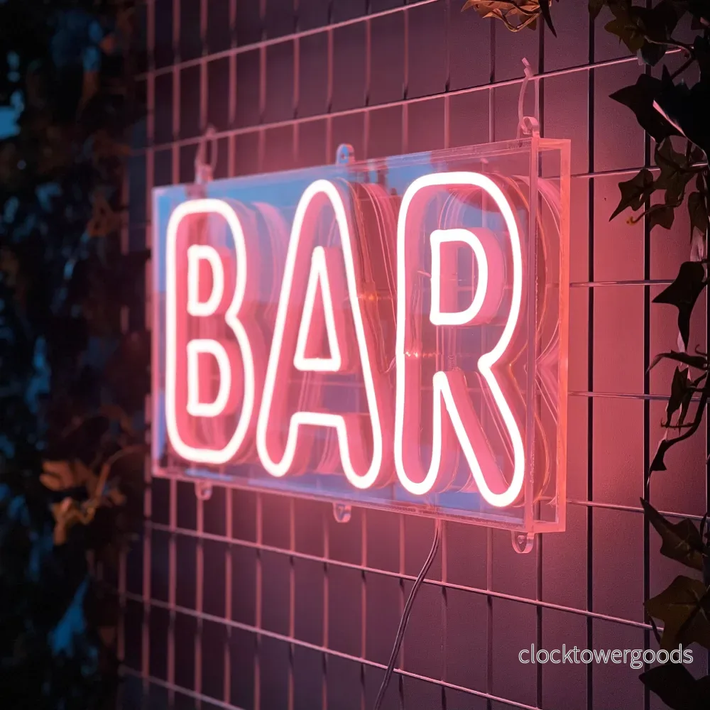 "BAR" Led Neonskylt. Vattentät. - Bild 2