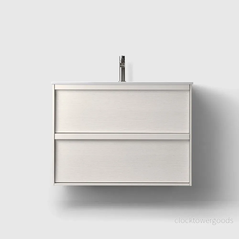 Haven H2/80 kommod med integrerat handfat i Solid Surface (Matt) - Bild 3