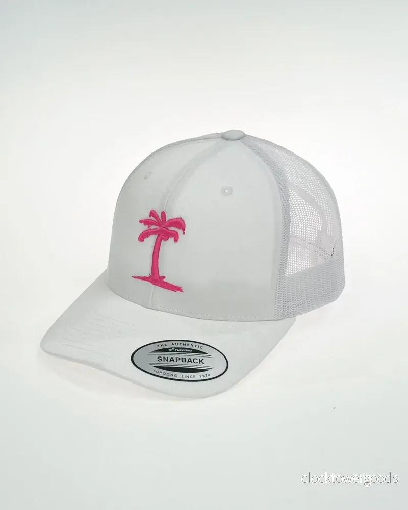 Tropical Snapback 3D – White/Pink Tropical Snapback 3D – White/Pink