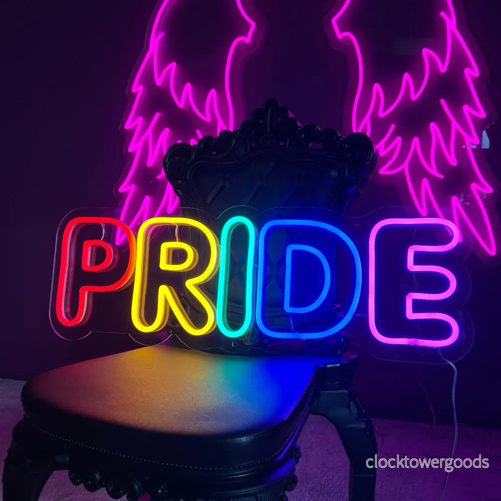 "PRIDE" Led neonskylt. - Bild 3