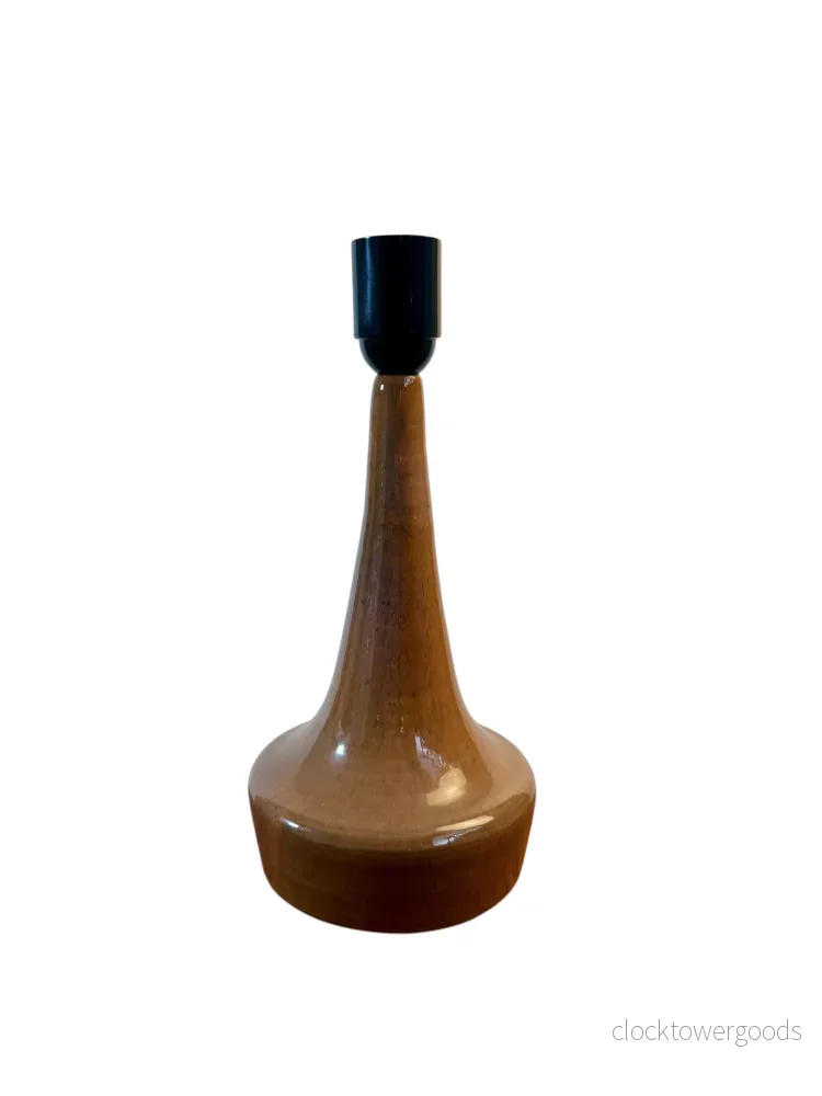 Brun Keramiklampa