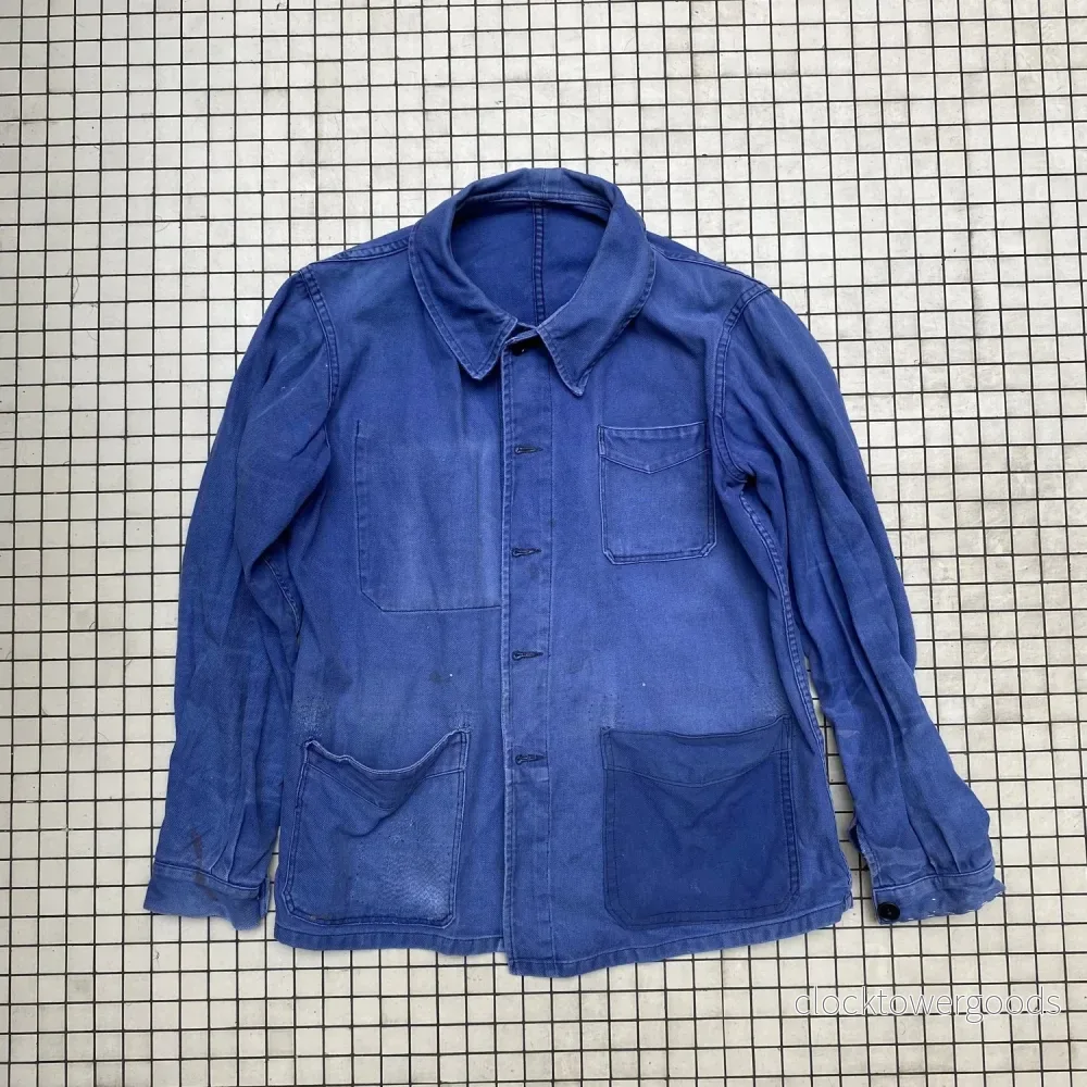 French Vintage Work Jacket – SolidA – Size 44