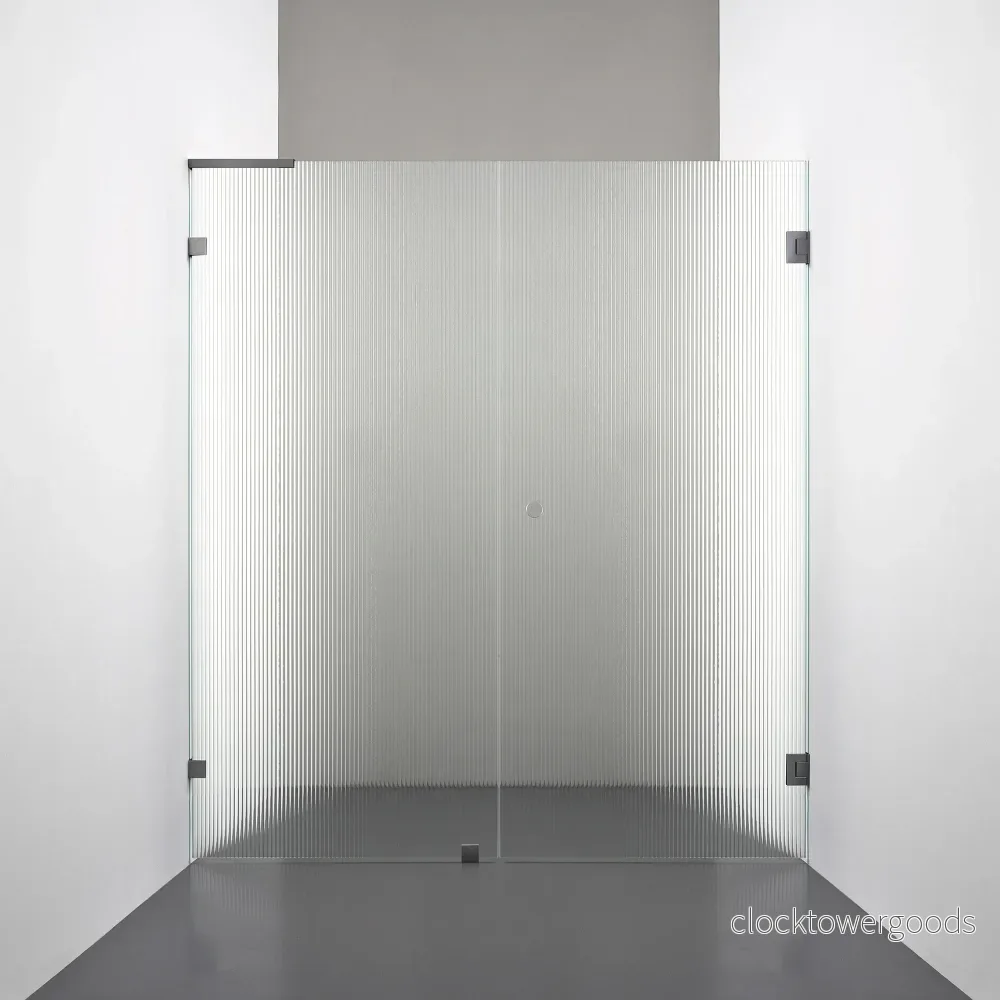 ROOH R4 Duschnisch Dörr + Vägg – Räfflat glas - Bild 3