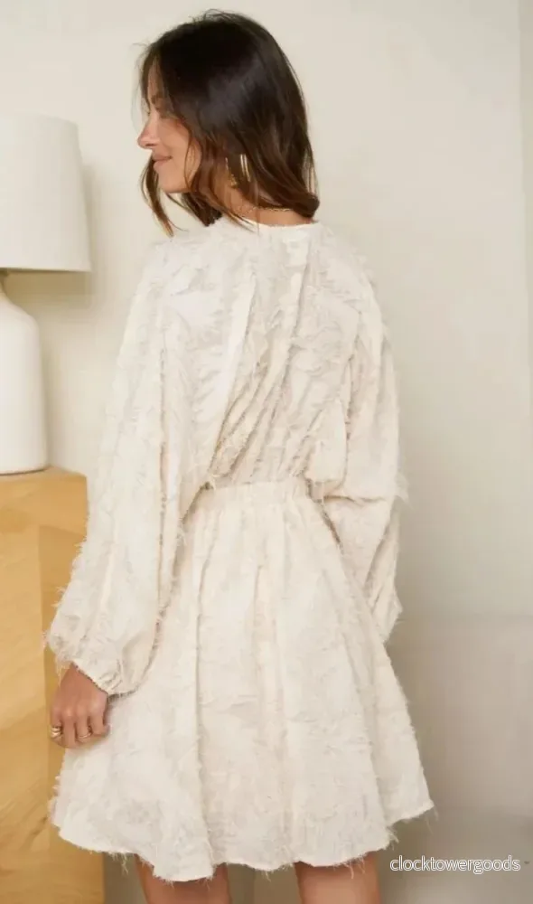 Meline klänning, Beige - Bild 2