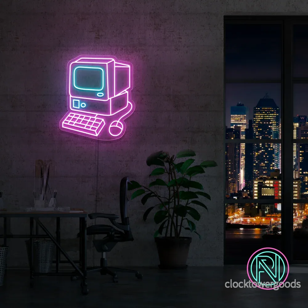 ”Äldre Dator” Led neonskylt ”Äldre Dator” Led neonskylt