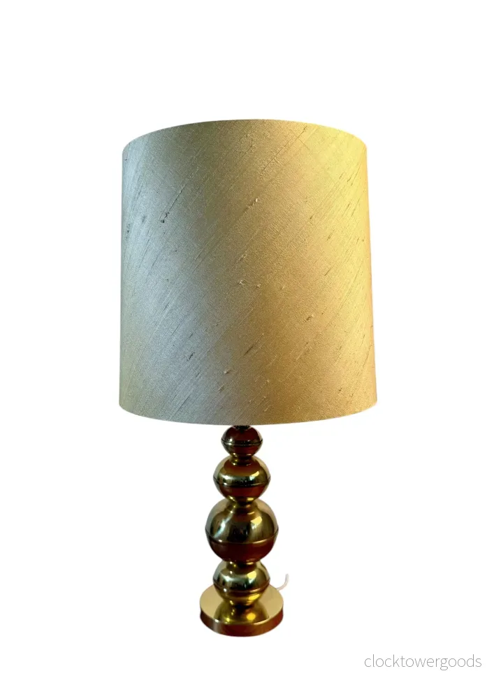 Retro bordslampa i mässing - Bild 3