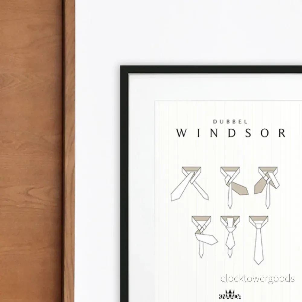Dubbel Windsor – Poster med slipsknut - Bild 2