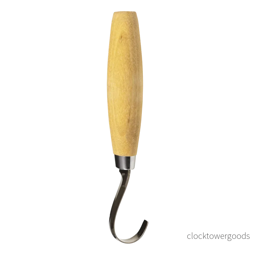 Morakniv 164 högerhänt skedkniv med läderslida - Bild 2