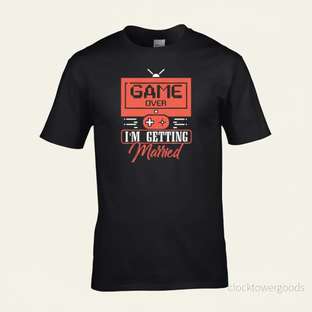 Game Over I'm Getting Married T-shirt – Svensexa - Bild 3