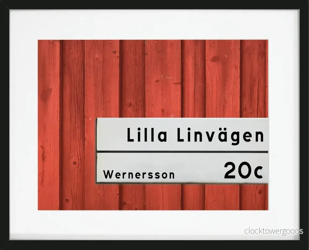 Gatuskylt – Personlig Poster Gatuskylt – Personlig Poster