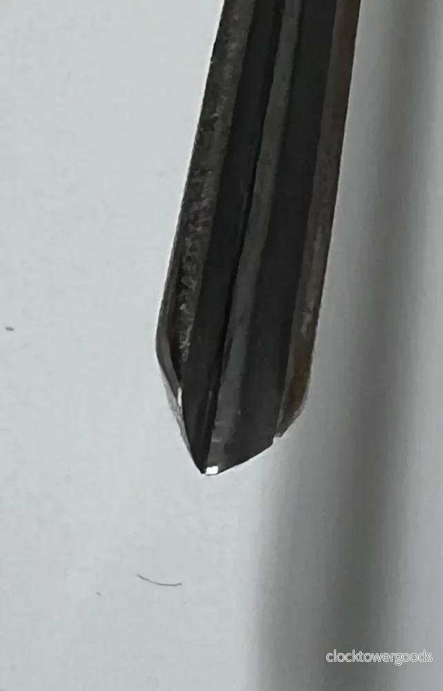 Träsniderijärn 75x2mm rak rundad mejsel P10/02 med kulhandtag - Bild 2