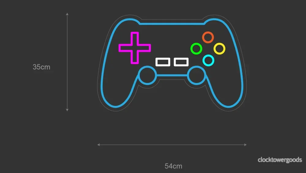 "GAMING" Led neonskylt. - Bild 2
