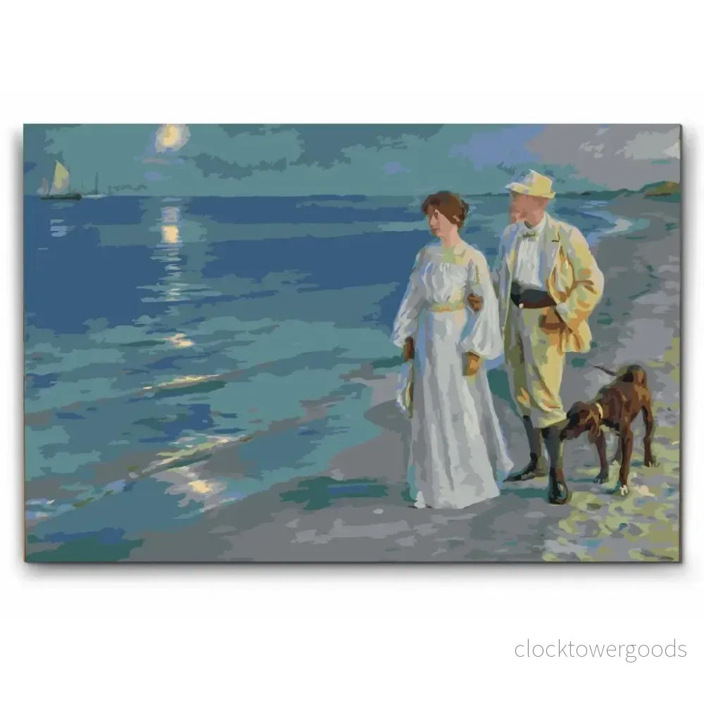 SUMMER EVENING AT SKAGEN BEACH – Peder Severing Krøyer SUMMER EVENING AT SKAGEN BEACH – Peder Severing Krøyer