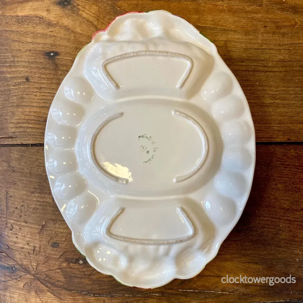 French Vintage Grand Aïoli Serving Plate – 47 × 35 cm - Bild 2