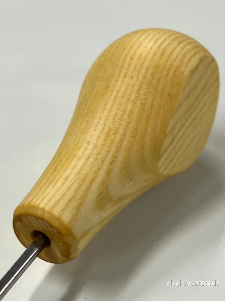 Träsniderijärn 75x2mm rak rundad mejsel P10/02 med kulhandtag - Bild 3