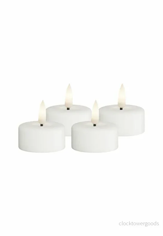 Deluxe värmeljus LED, 4-pack