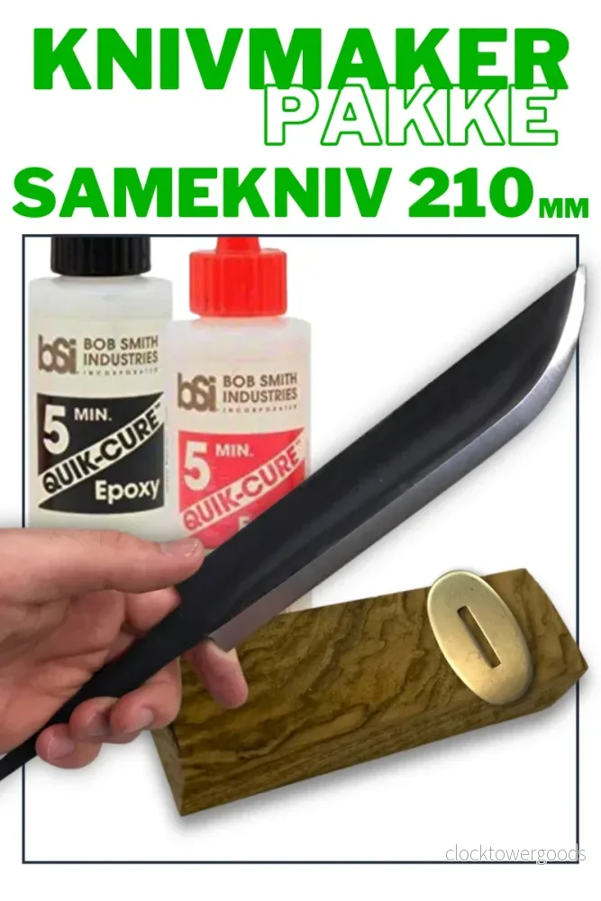 Startpaket Samekniv 210 – Nybörjarset för knivtillverkning