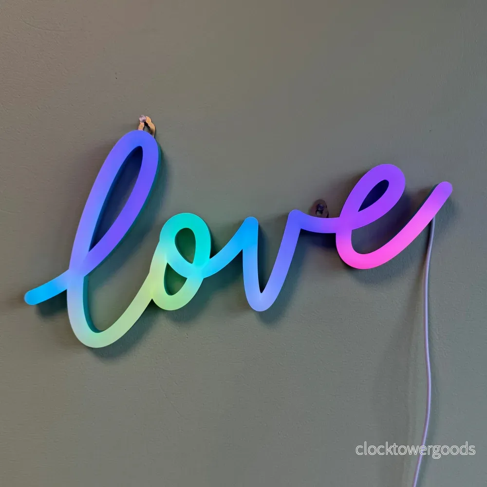 ”Love” Acrylic USB, Led Neonskylt ”Love” Acrylic USB, Led Neonskylt