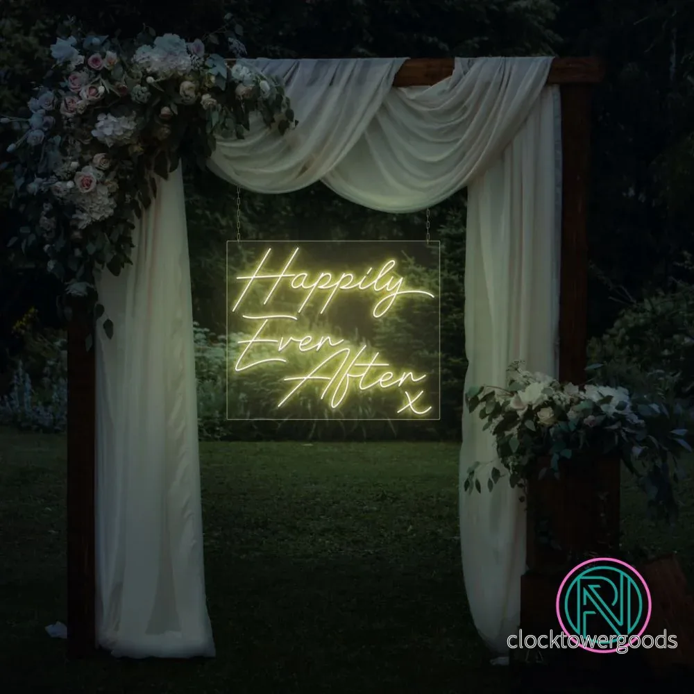 "Happily Ever After" Led neonskylt. - Bild 2