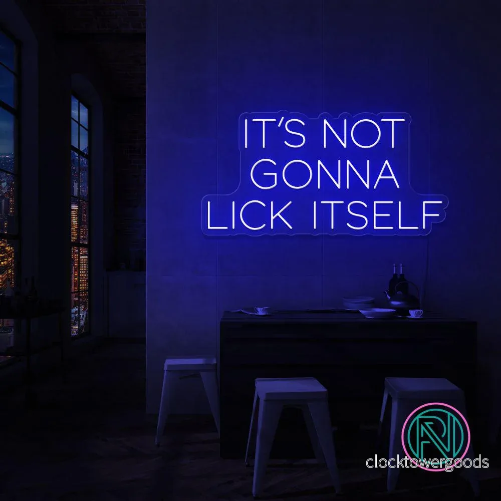 "IT´S NOT GONNA" Led neonskylt - Bild 2