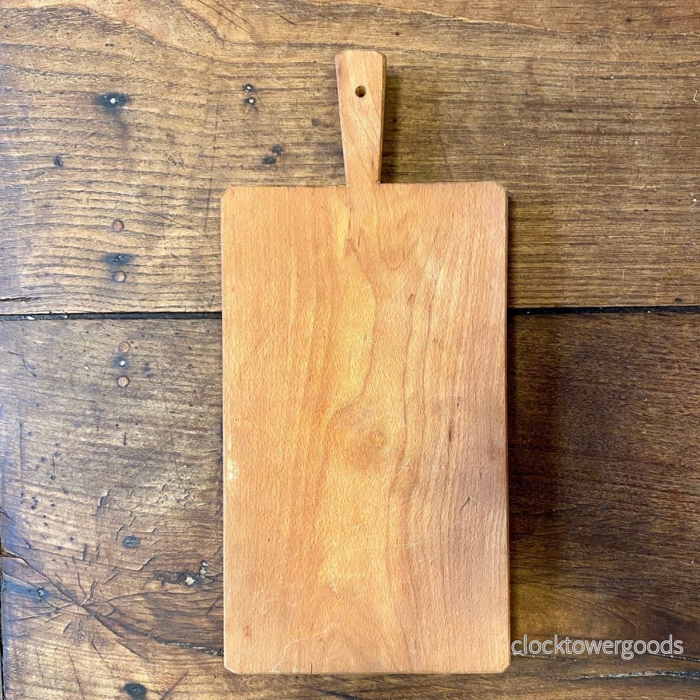 Vintage French Wooden Cutting Board – Thick Vintage French Wooden Cutting Board – Thick
