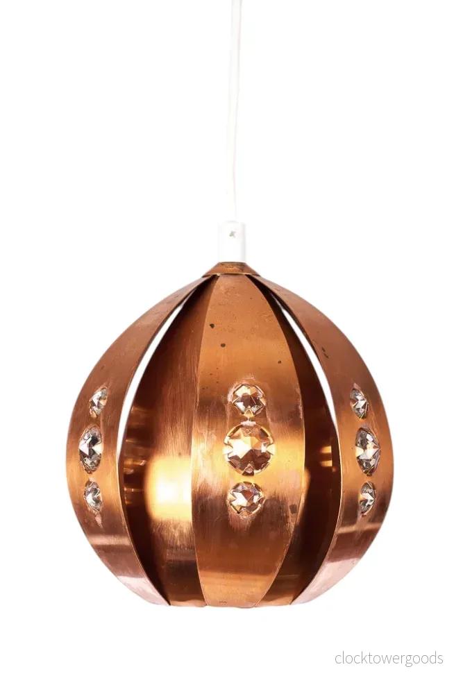Fönsterlampa koppar