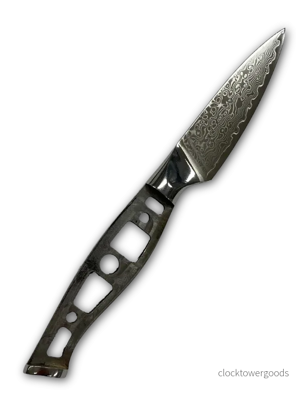 Frukt- och grönsakskniv 3,5" 107 mm - VG10 Damask - Bild 2