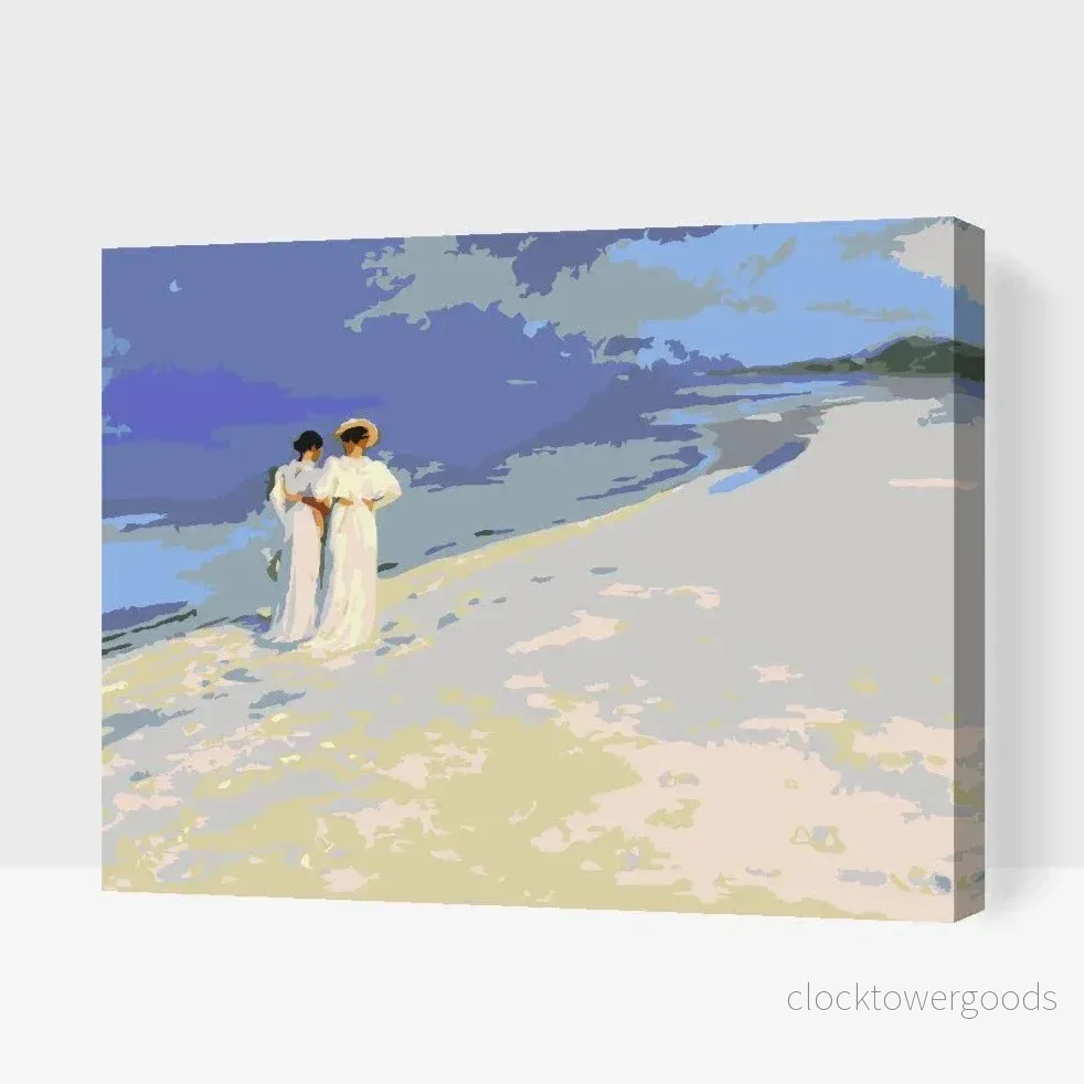 SOMMERKVÄLL PÅ SKAGENS SÖDRA STRAND – P.S. Krøyer SOMMERKVÄLL PÅ SKAGENS SÖDRA STRAND – P.S. Krøyer