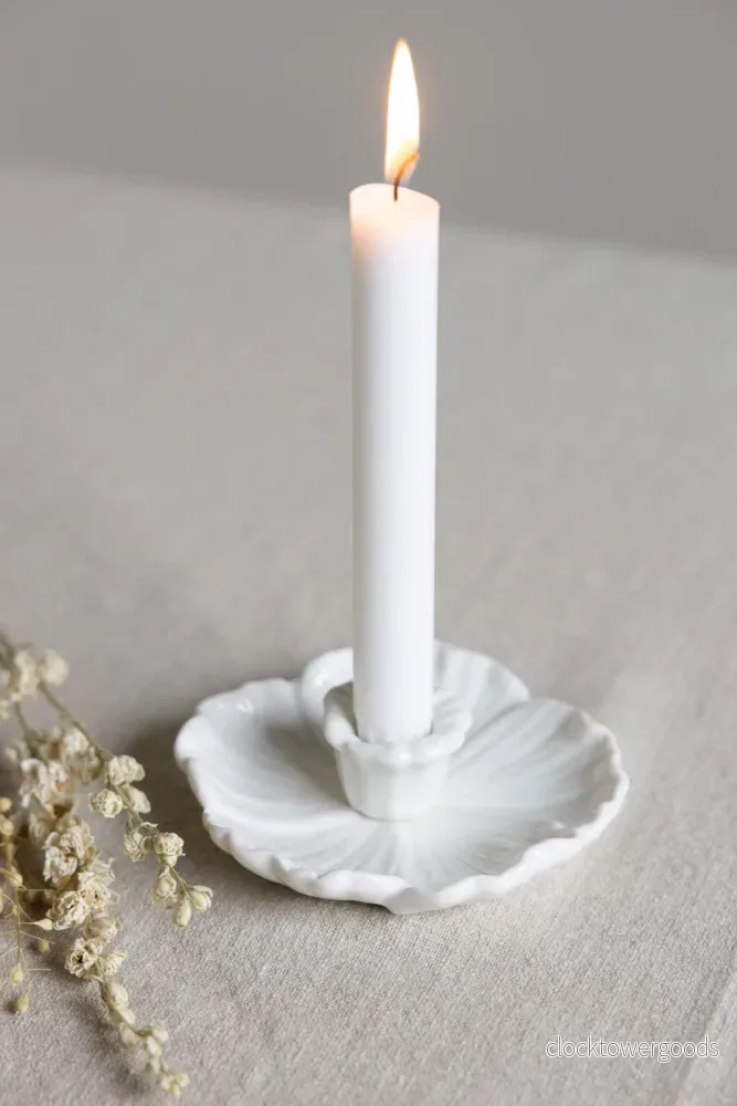 Botanik, Liten Ljusstake, Vit Botanik, Liten Ljusstake, Vit