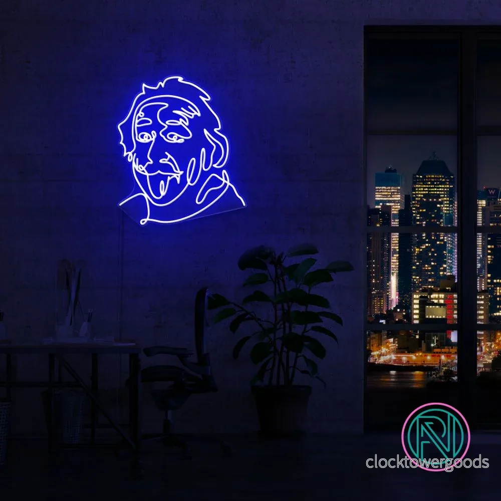 "Einstein" Led Neonskylt. Välj önskad färg. - Bild 2