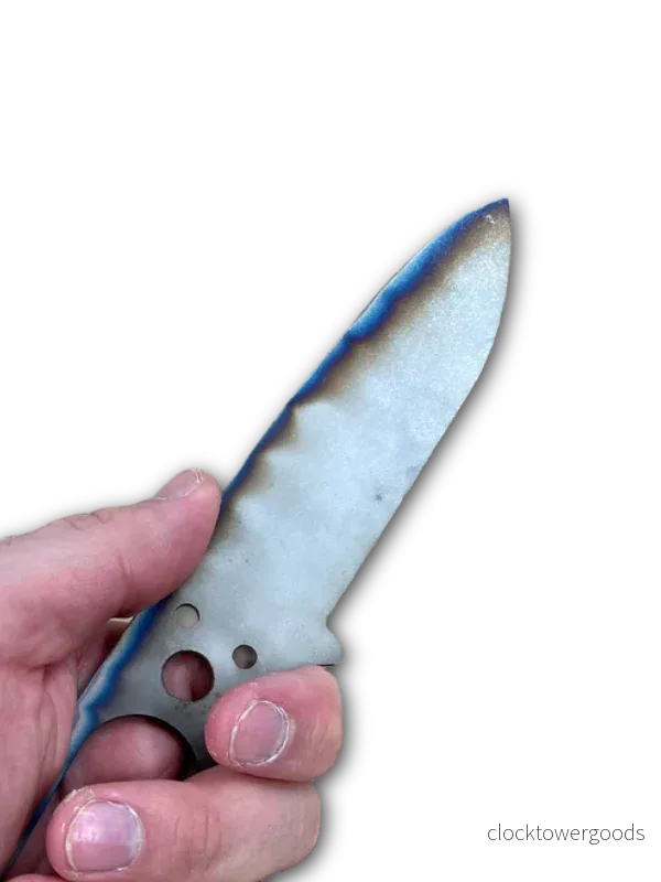 Härdat oslipat rostfritt knivblad (AEBL) Härdat oslipat rostfritt knivblad (AEBL)