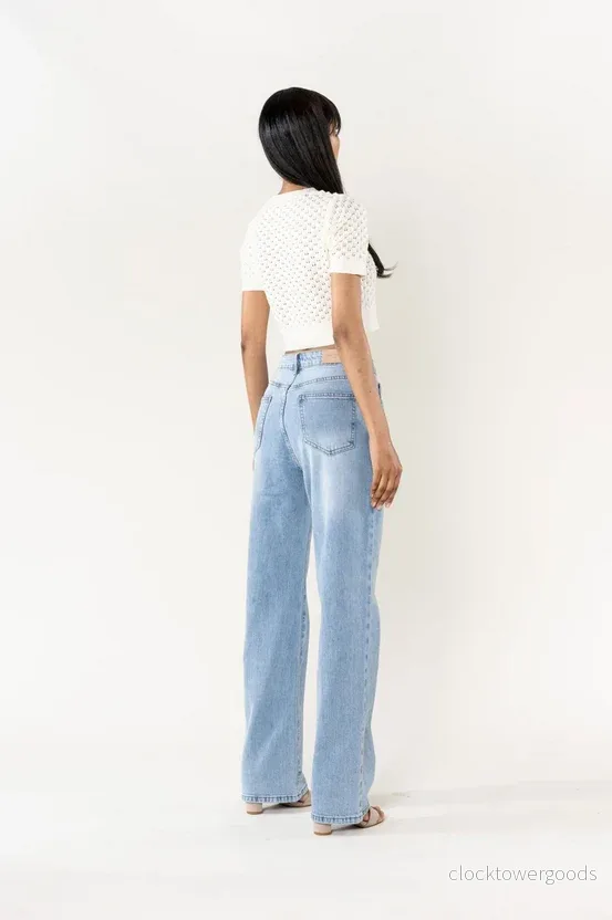 Nina Jeans, Vida och Raka, Ljusblå - Bild 3