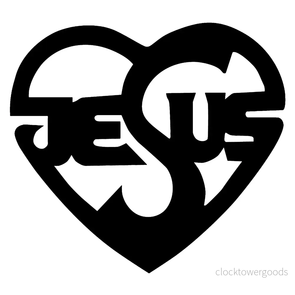 Heart Jesus Dekal - Bild 2