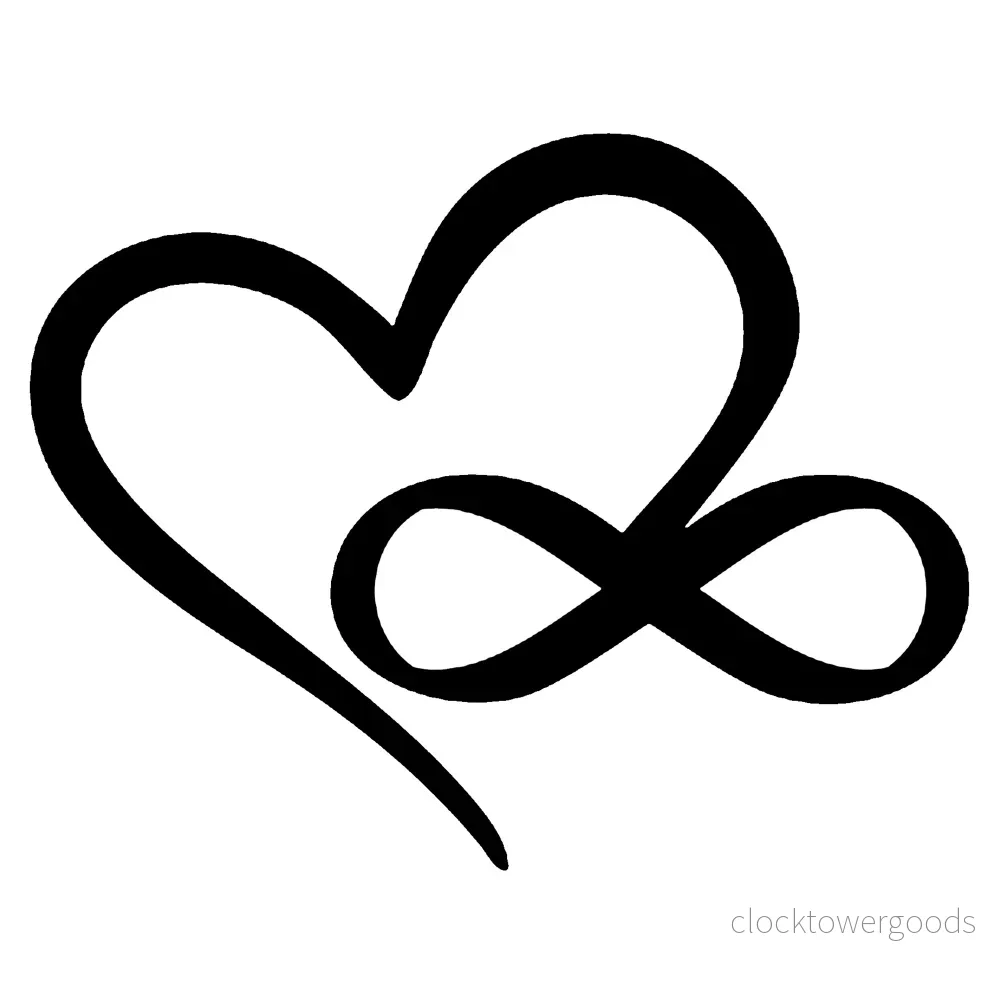 Infinity Heart Dekal - Bild 2