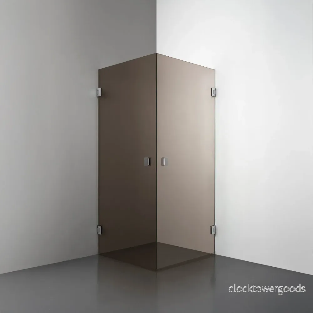 ROOH R4 Duschhörna Dörr + Dörr – Bruntonat glas
