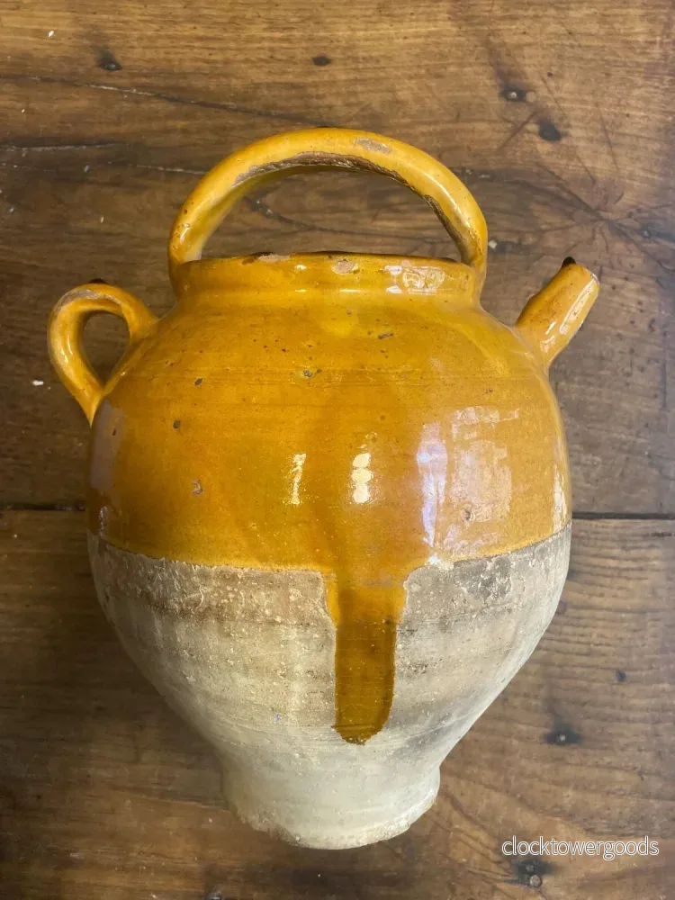 Antique French Provençal Terracotta Jug Antique French Provençal Terracotta Jug