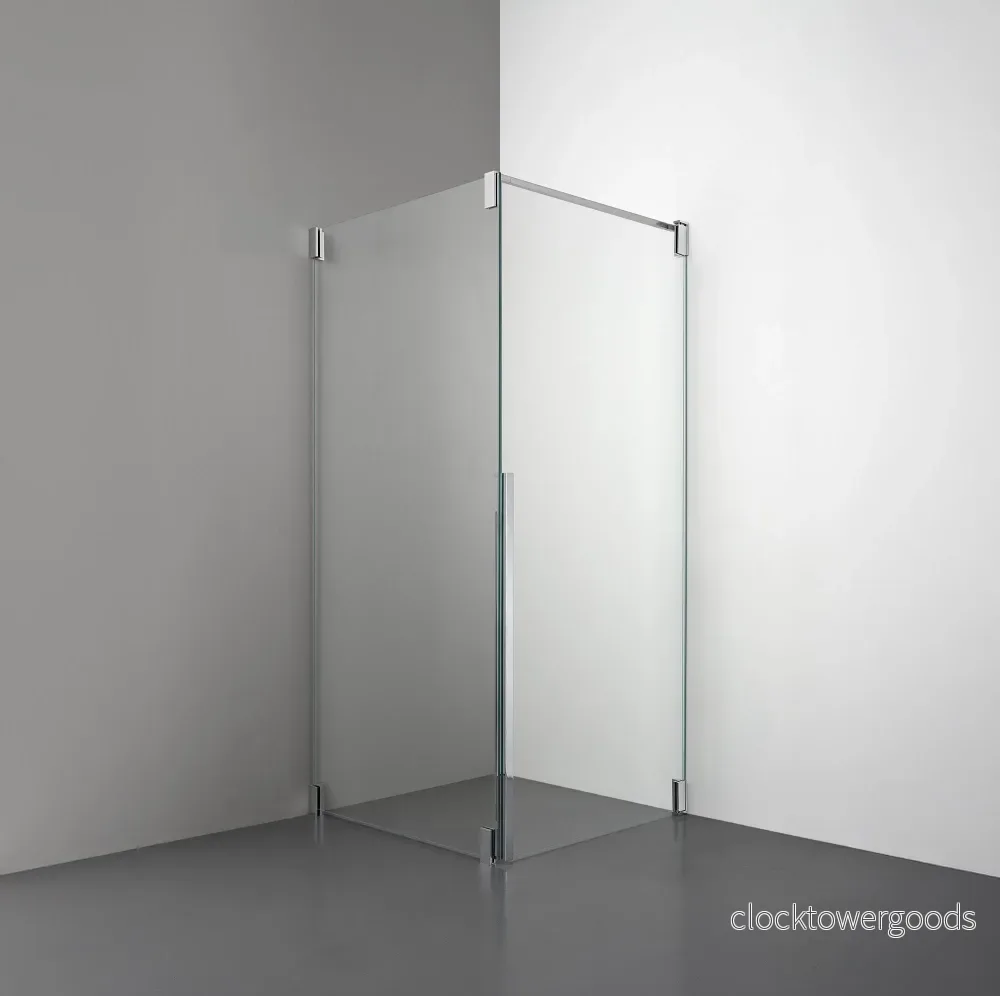 ROOH R2 Duschhörna Dörr + Vägg – Extraklart glas - Bild 2
