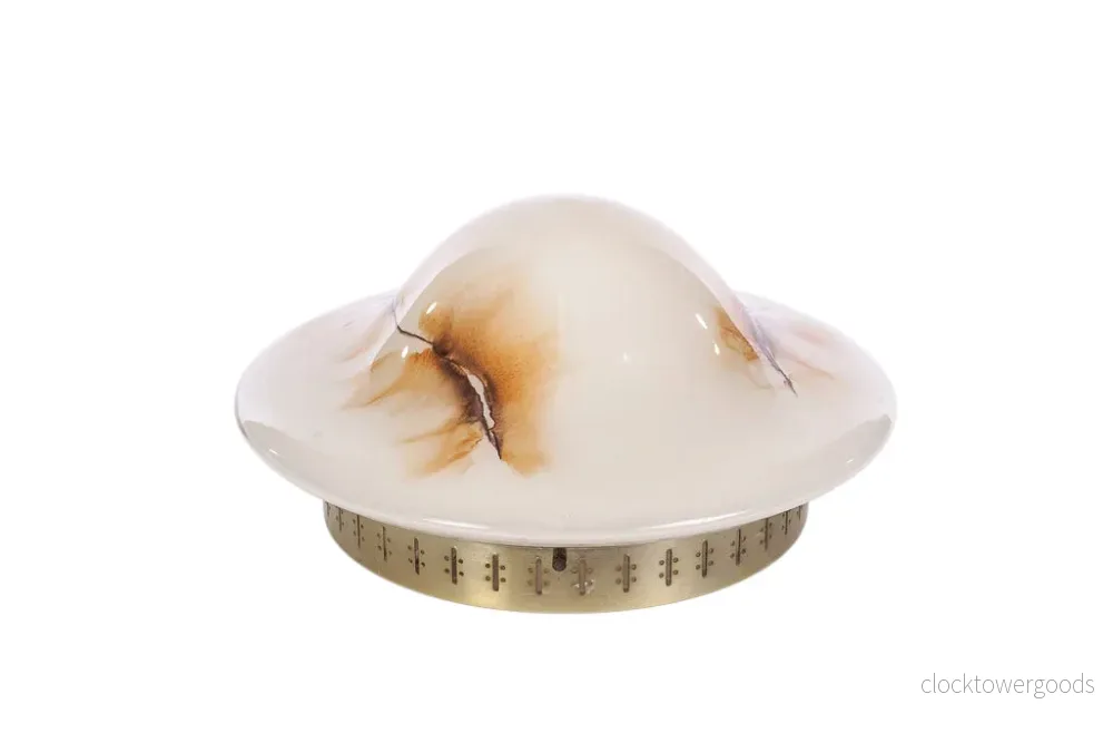 Plafond marmorerat glas 1970-tal