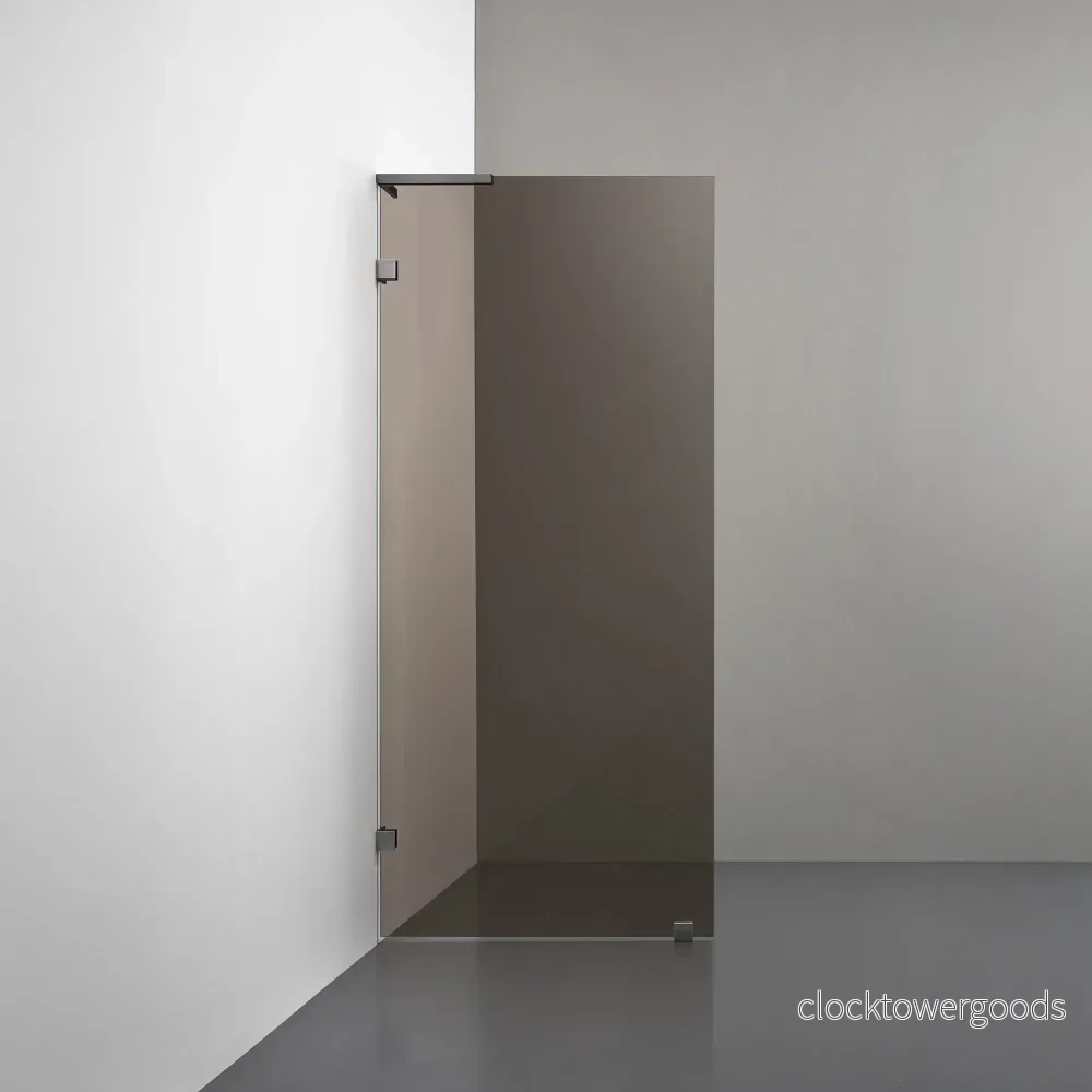 ROOH R4 Duschvägg Fast vägg – Bruntonat glas - Bild 3