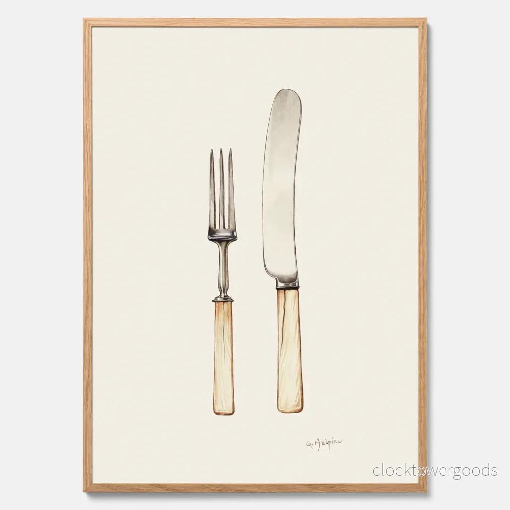 Kniv & Gaffel poster Kniv & Gaffel poster