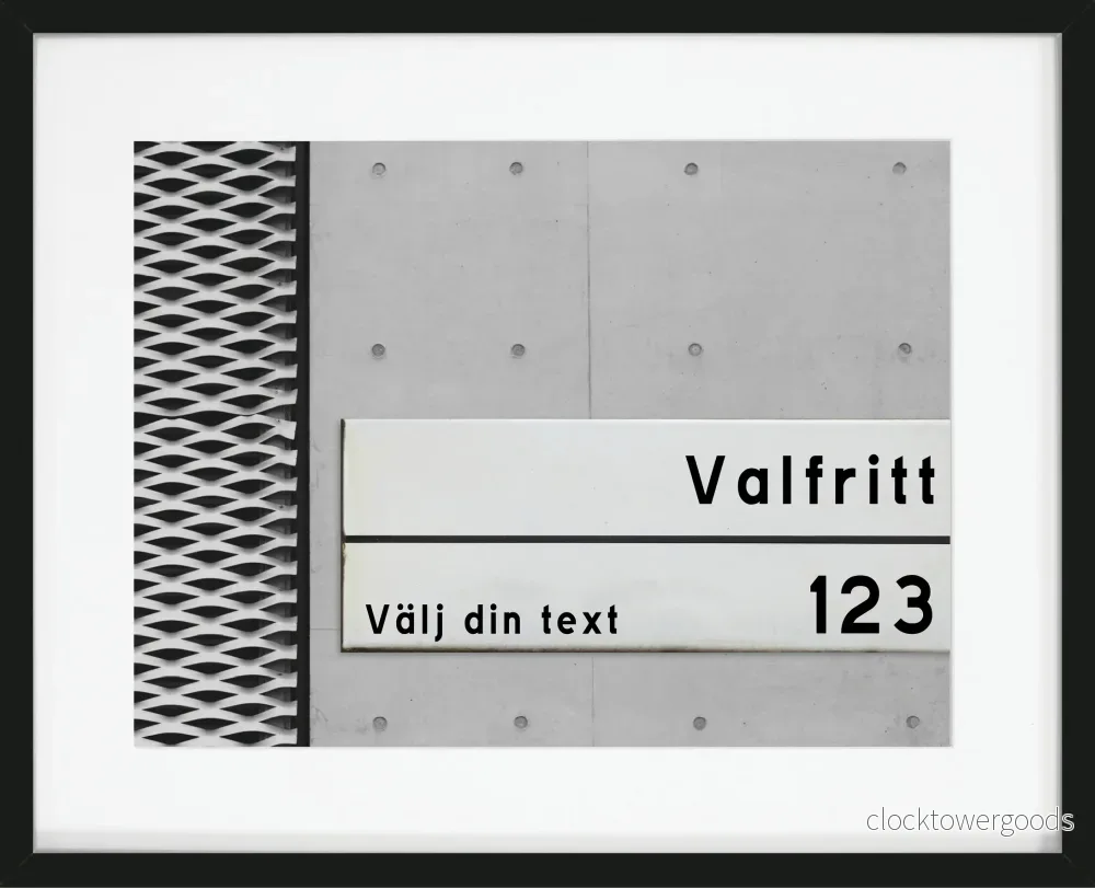Gatuskylt – Personlig Poster Gatuskylt – Personlig Poster