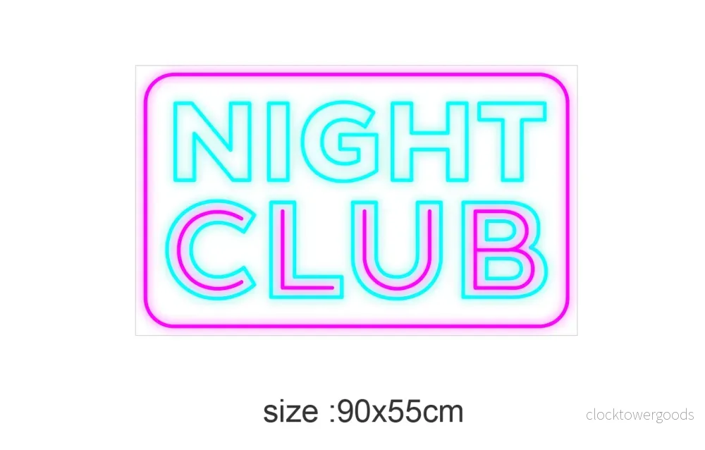 "NIGHT CLUB" Led neonskylt. - Bild 2