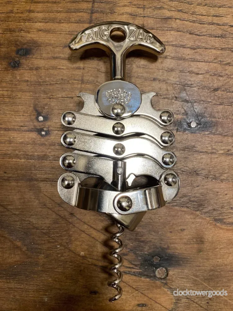French Zig-Zag Corkscrew – Classic Bottle Opener - Bild 2