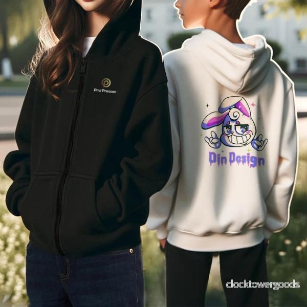 Barn Hoodie med kedja