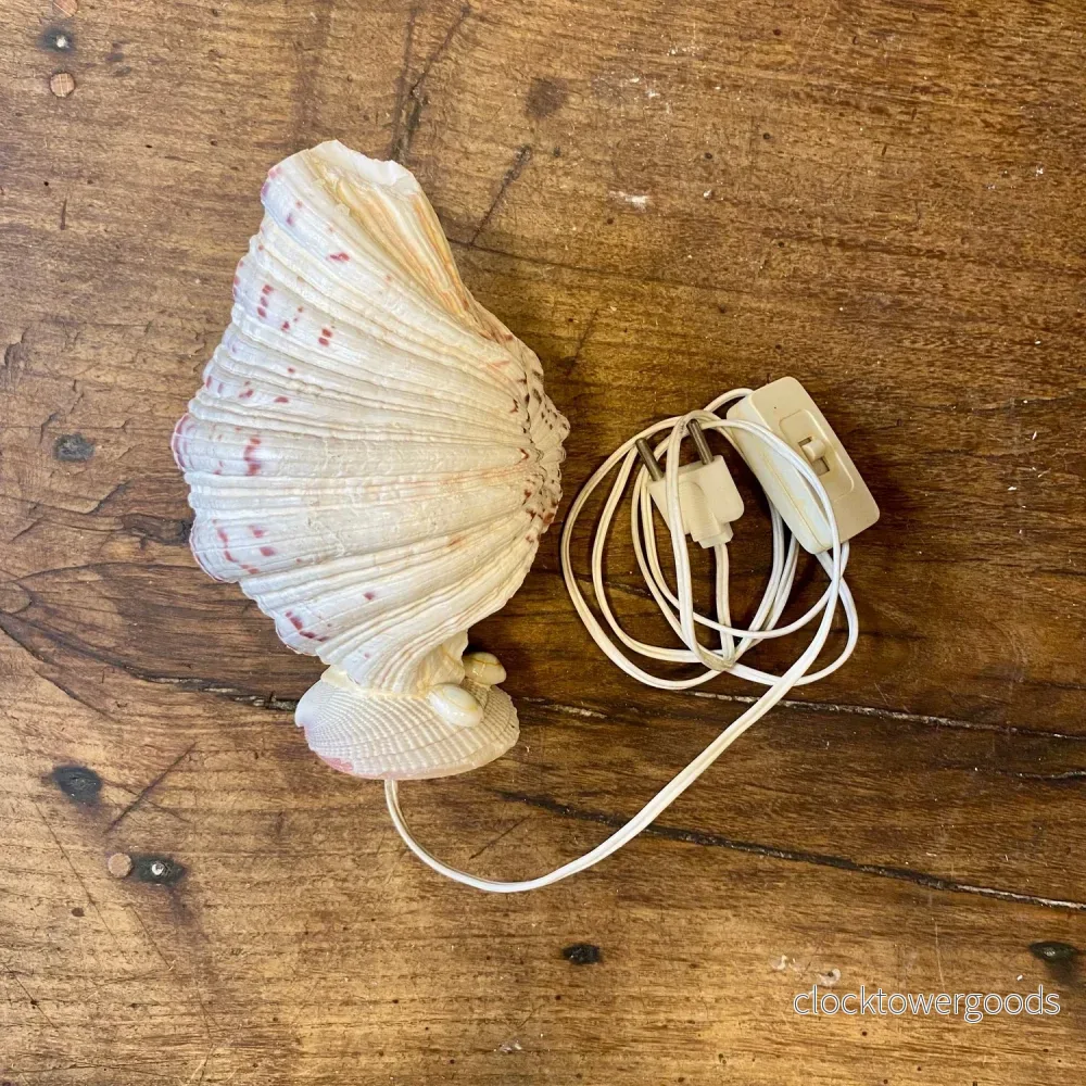 Vintage Shell Table Lamp – Natural Seashell - Bild 2