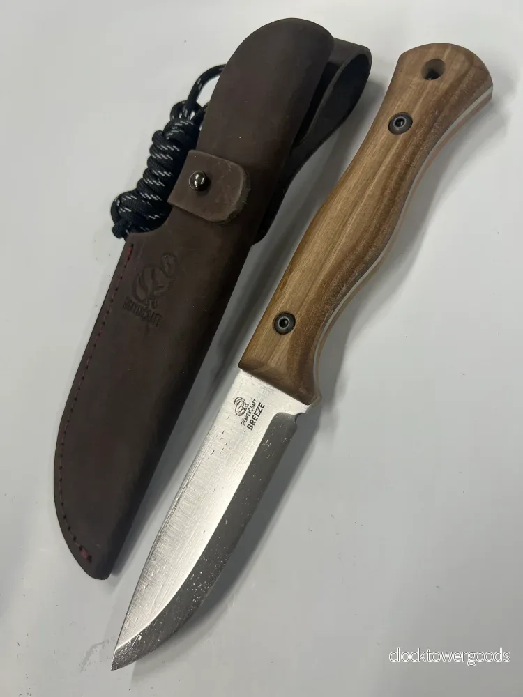 Bushcraftkniv BSH6 med läderslida - Bild 2