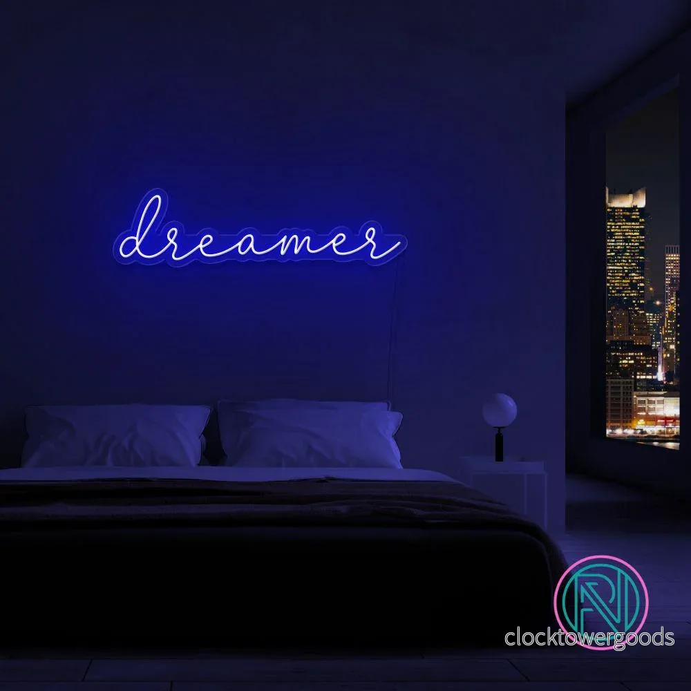 "dreamer" Led neonskylt. - Bild 2