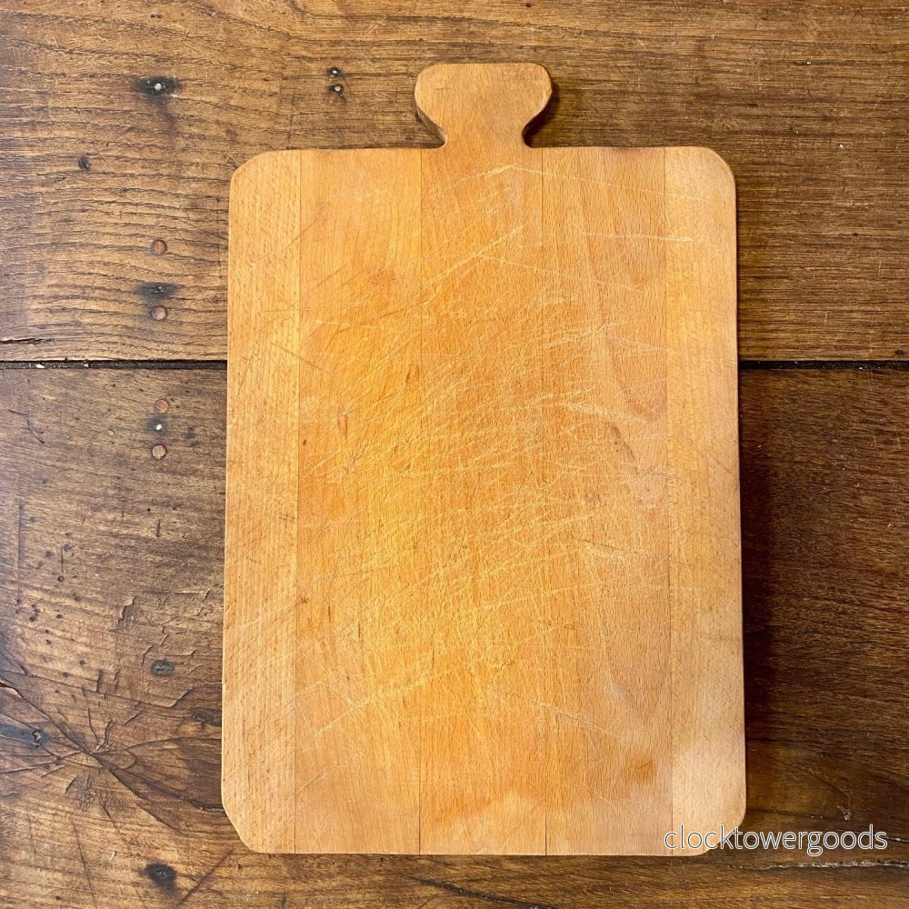 Vintage French Wooden Cutting Board – T-Handle Vintage French Wooden Cutting Board – T-Handle